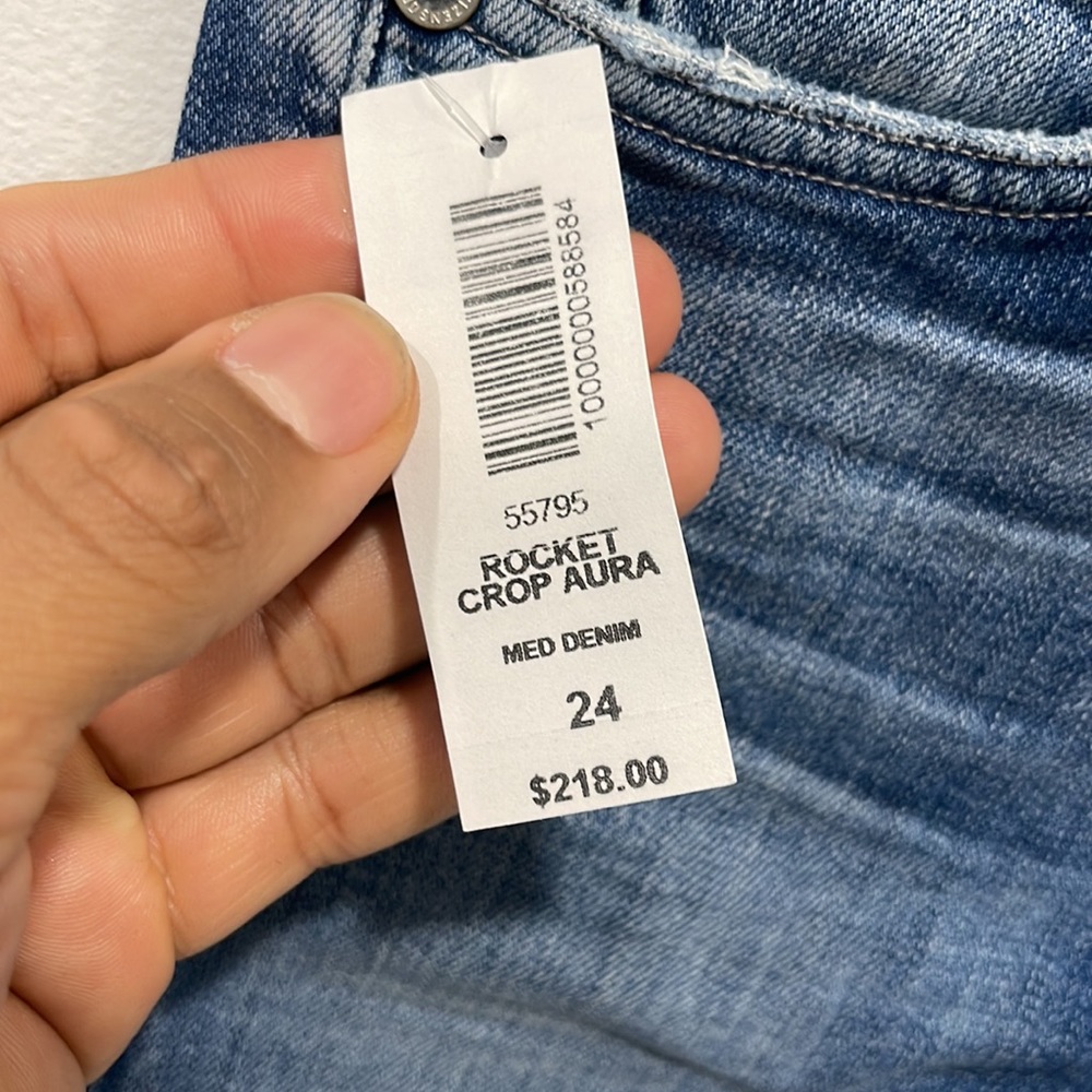 Citizen Of Humanity Rocket Crop High Rise Skinny Jeans Aura - Picture 6 of 8